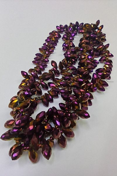 Hobigram Χάντρες Ποικιλία Μωβ Σειρά Drop Crystal – Ειδικό Σχέδιο, Αξεσουάρ, Ποιοτική Παραγωγή, Στυλ που τραβάει τα βλέμματα –