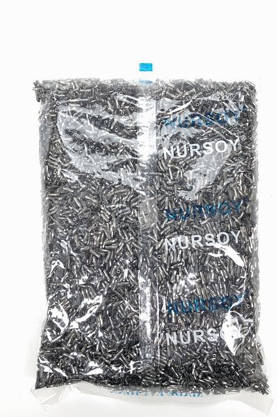 Hobigram Χάντρες Ποικιλία Anthracite Grey Pipe Beads 3 Mm 500 gr – Χάντρες, Κομψό Σχέδιο, Γυναικείο Αξεσουάρ – Bonc