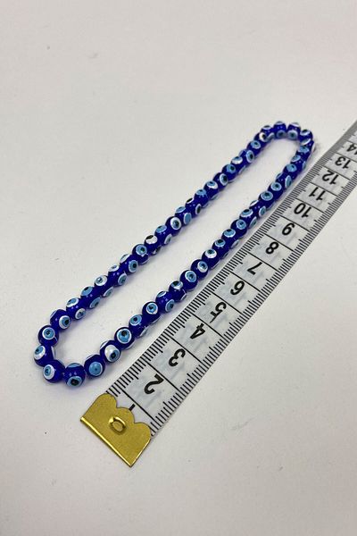 Hobigram Συλλογή χάντρες Στρογγυλές χάντρες Evil Eye 10 Σκέλη 6 mm – Χάντρες, Κομψό Σχέδιο, Γυναικείο Αξεσουάρ – Χάντρες