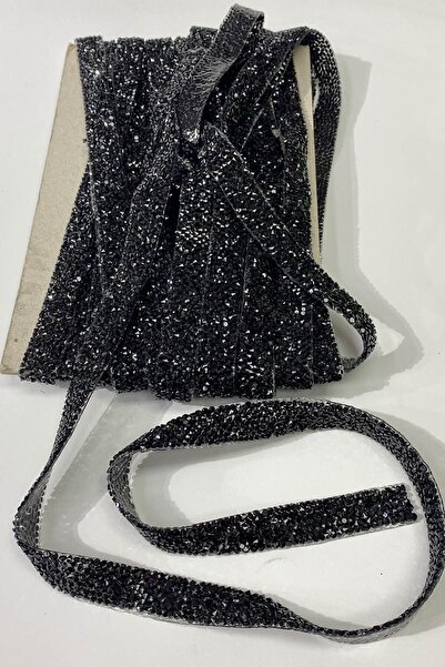 Hobigram Διακοσμητική κορδέλα Σιδερώστε και κολλήστε Stone Sconce Strip Black – Διακοσμητική κορδέλα, κομψό σχέδιο – Διακοσμητική κορδέλα