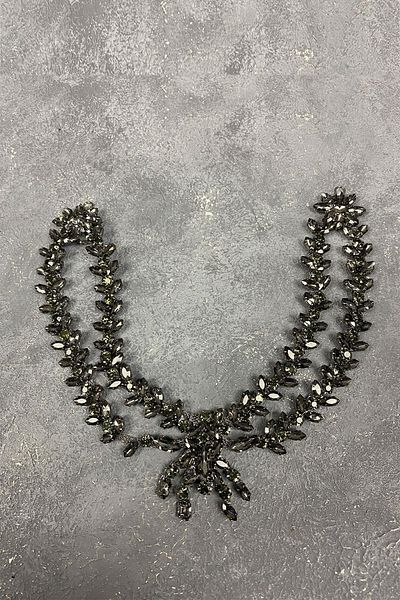 Hobigram Model Sultan Fascinator Accesoriu de păr Henna pentru cea mai frumoasă mireasă – Coroană, Piatră de cristal, Model elegant –