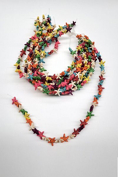 Hobigram Beads Assortment Colorful Star Stone Beads – Special Design, Accessory, Quality Production, Eye-Catching Style