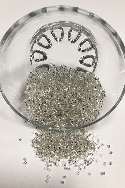Hobigram Sortiment de mărgele Preciosa Cutout Beads Color Silver 50 g – Mărgele, Design elegant, Accesoriu pentru femei – B