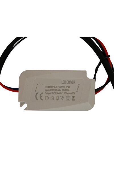 Hazar Led 8-12x1w Led Driver 350ma 25-42v Power Led Sürücü Ip20 Power Led Driver