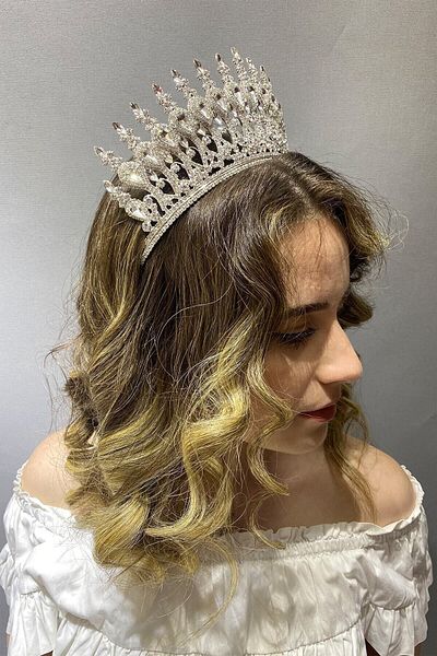 Hobigram Antracit Smoked Henna Model Bridal Henna Crown pentru cele mai frumoase mirese – Crown – Crown
