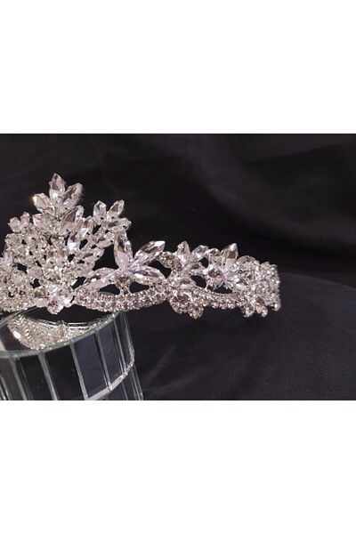 Hobigram Coroana de mireasa din piatra de cristal pentru cele mai frumoase mirese – Coroana, piatra de cristal, model elegant, coroana de mireasa – coroana – coroana
