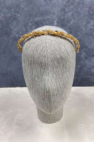 Hobigram Hair Accessory Bridal Tiara with Pearl Beads and Crystals for the Most Beautiful Brides – Crown, Crystal Stone, Stylish Mode