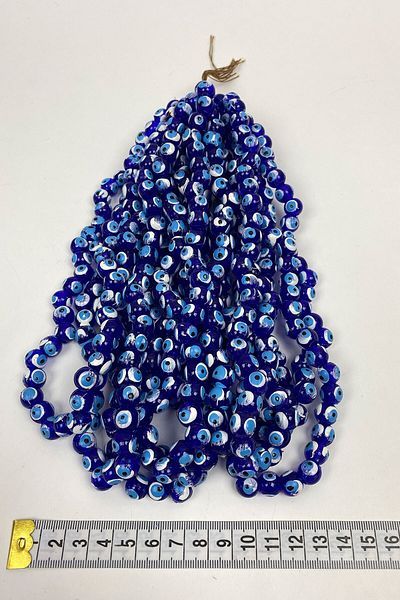 Hobigram Συλλογή χάντρες Στρογγυλές χάντρες Evil Eye 1 String 8 mm – Χάντρες, Κομψό Σχέδιο, Γυναικείο Αξεσουάρ – Χάντρες