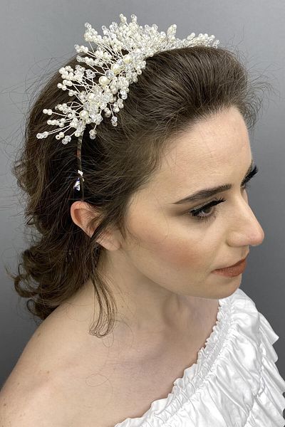 Hobigram Cremă Sirius Crystal Stone Henna și coroană de mireasă pentru cele mai frumoase mirese – Coroană, Crystal Stone, Model elegant – T