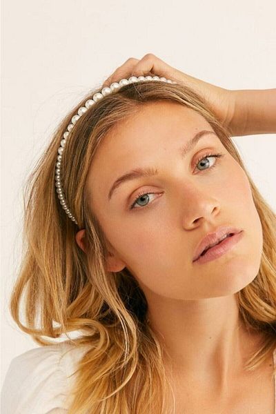 Hobigram Coroana pentru femei cu perle pentru cele mai frumoase mirese – Coroana, piatra de cristal, model elegant, coroana de mireasa – coroana – coroana