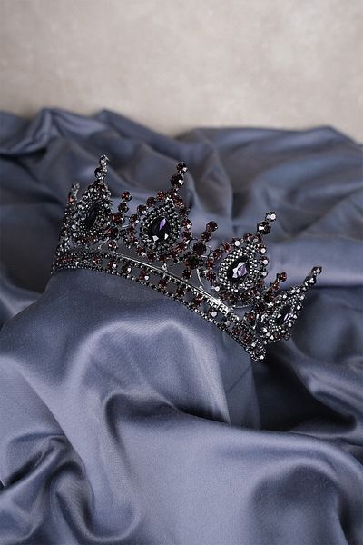Hobigram Cei mai frumoși mireși Ahu Drop Crystal Stone Bridal Henna Crown – Coroană, Crystal Stone, Model elegant – Coroană –
