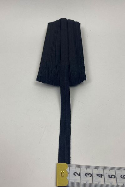 Hobigram Διακοσμητική λωρίδα επίπεδη λάστιχο 1 cm 10 Mt – Διακοσμητική κορδέλα, κομψή σχεδίαση, γυναικείο αξεσουάρ – διακοσμητικό