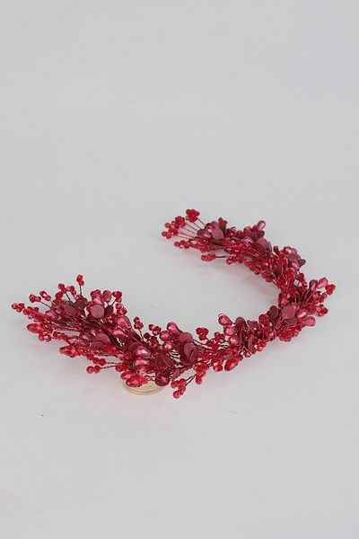 Hobigram Accesoriu pentru păr de mireasă cu mărgele de cristal și perle pentru cele mai frumoase mirese – coroană, cu pietre de cristal, model elegant – T