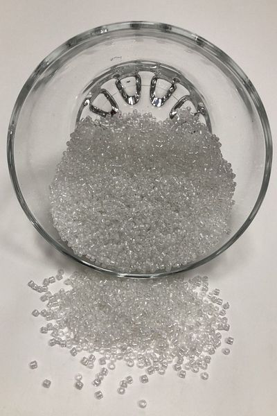 Hobigram Beads Assortment Transparent White Sand Beads 2 mm – Beads, Stylish Design, Women's Accessory – Beads – Bon