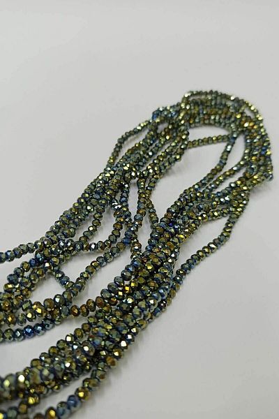 Hobigram Beads Assortment Bright Green Crystal Beads 4 mm – Beads, Stylish Design, Women's Accessory – Beads –