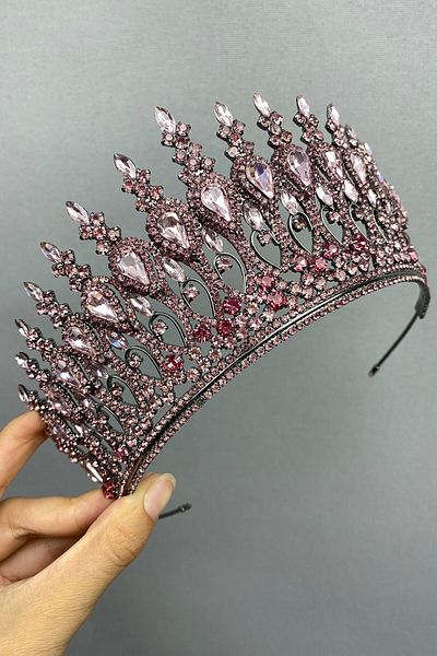 Hobigram Coroana de Henna Roz Model Mireasa pentru Cele mai Frumoase Mirese – Coroana – Coroana