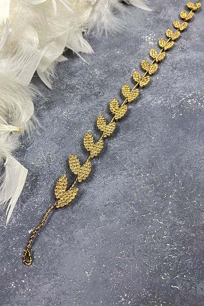 Hobigram Banda de păr cu frunze de miere Bella pentru cea mai frumoasă mireasă Accesoriu de mireasă – Coroană, cu pietre de cristal – Coroană –