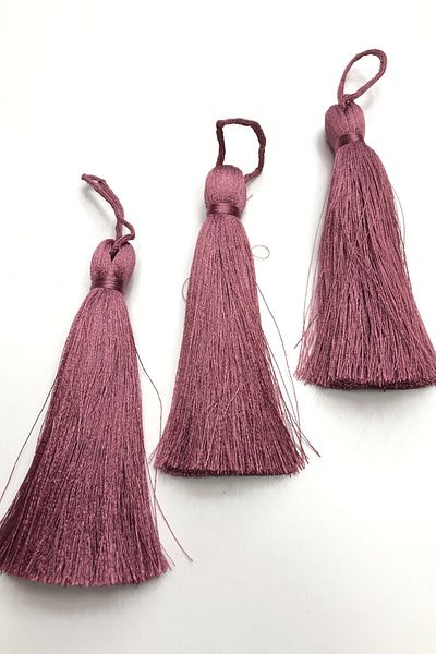 Hobigram Διακοσμητική Κορδέλα Μονή Φούντα Dark Dusty Rose 10 cm 1 Τεμάχιο – Διακοσμητική Κορδέλα, Κομψό Σχέδιο – Dekorati
