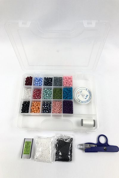 Hobigram Beads Assortment Jewelry Making Material Starter Beads Kit – Beads, Stylish Design, Women's Accessory