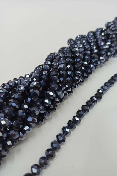 Hobigram Χάντρες Ποικιλία Navy Blue Color Crystal Beads 8 mm – Χάντρες, Κομψό Σχέδιο, Γυναικείο Αξεσουάρ – Χάντρες