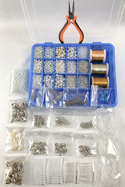 Hobigram Beads Assortment Accessories Making Material Starter Kit – Beads, Stylish Design, Women's Accessory – Bo