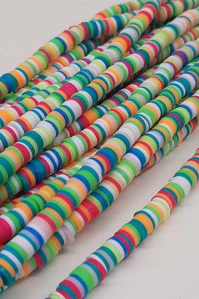 Hobigram Assorted Beads Colorful Fimo Dough Beads 6mm – Beads, Stylish Design, Women's Accessory – Beads – Bon