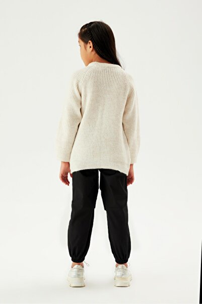 Tyess Girl's Ecru Sweater 23FW0TJ4427