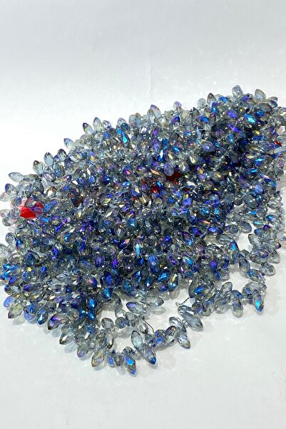 Hobigram Boncuk Çeşitleri Indigo Mavi Damla Kristal Boncuk – Boncuk, Şık Tasa...