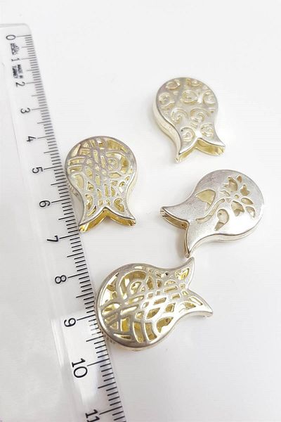 Hobigram Beads Assortment Silver Tulip Tuğral Tesbih Imame – Beads, Stylish Design, Women's Accessory – Beads –