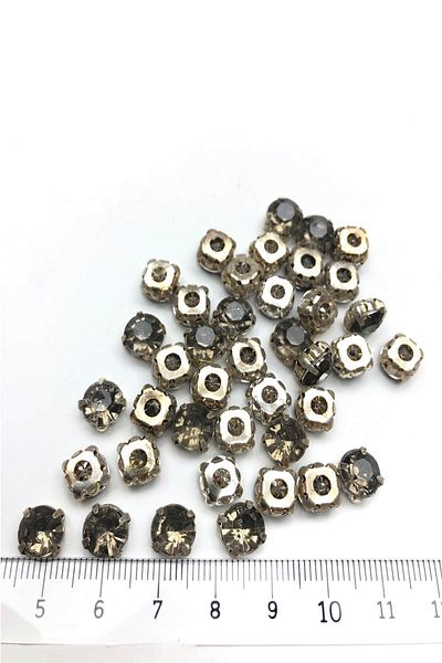 Hobigram Ποικιλία χάντρες Anthracite Smoked Case Plastic Strut Stone 25 τμχ – Χάντρες, Κομψό Σχέδιο – Χάντρες