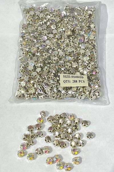 Hobigram Beads Assortment Janjanlı Metal Case Strut Beyoğlu Stone Ss 30 -720 Pieces – Beads, Stylish Design – B