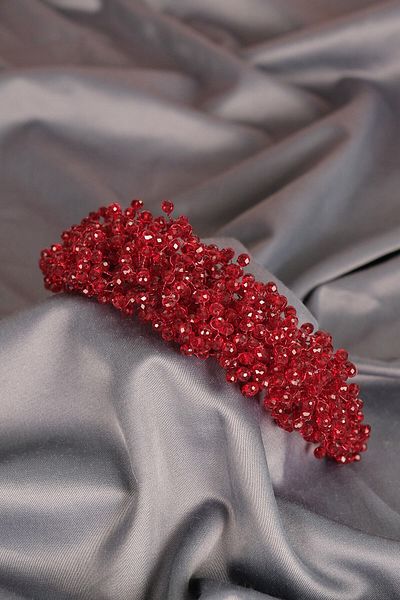 Hobigram Pollux Crystal Beaded Bridal Tiara Hair Accessory for the Most Beautiful Brides – Crown, Crystal Stone, Stylish Model