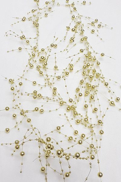 Hobigram Beads Assortment Gold Color Pearl and Pearl Pendant 1 Mt – Beads, Stylish Design, Women's Accessory – Bon