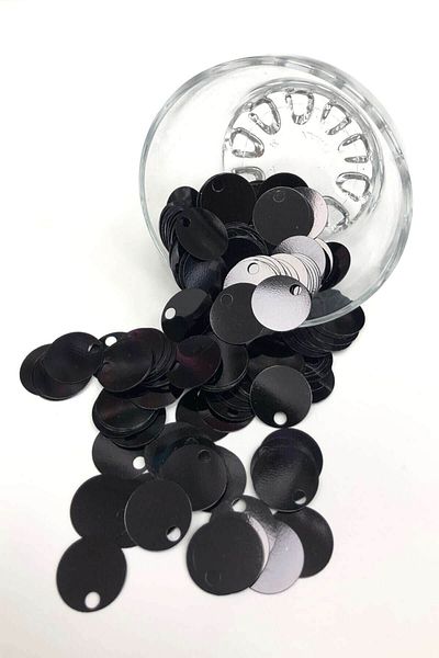Hobigram Beads Assortment Black Booties and Bag Flake 20 mm – Beads, Stylish Design, Women's Accessory – Beads –