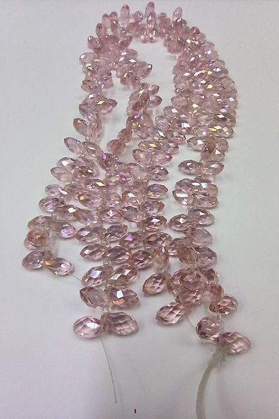 Hobigram Beads Assortment Light Pink Sequence Drop Crystal – Beads, Stylish Design, Women's Accessory – Beads – Bo
