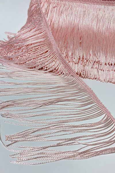 Hobigram Decorative Ribbon Pink Imported Ribbon Tassel Fringe 15 cm 1Mt – Decorative Ribbon, Stylish Design – Decorative