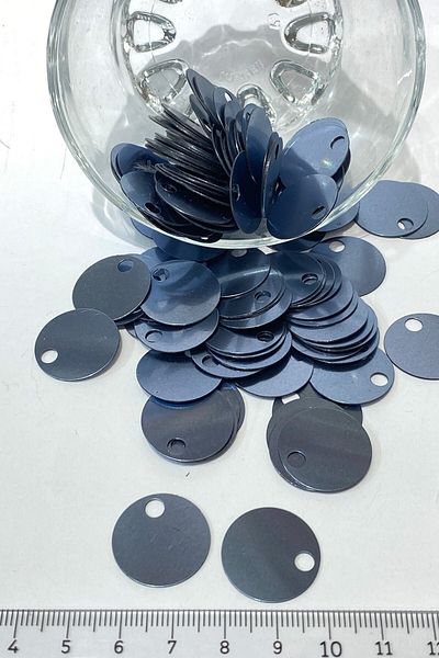 Hobigram Beads Assortment Navy Blue Booties and Bag Flake 20 mm – Beads, Stylish Design, Women's Accessory – Beads