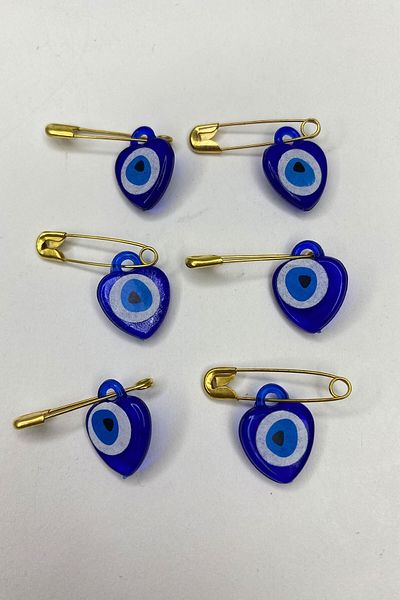 Hobigram Beads Assortment Blue Needle Evil Eye Beads 25 Pieces – Beads, Stylish Design, Women's Accessory – Beads