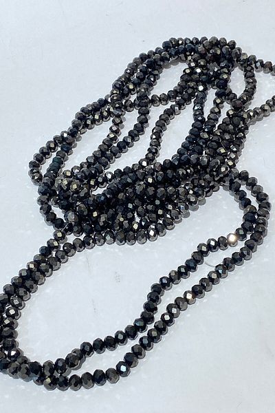 Hobigram Χάντρες Ποικιλία Anthracite Grey Crystal Beads 8 mm – Χάντρες, Κομψό Σχέδιο, Γυναικείο Αξεσουάρ – Χάντρες –