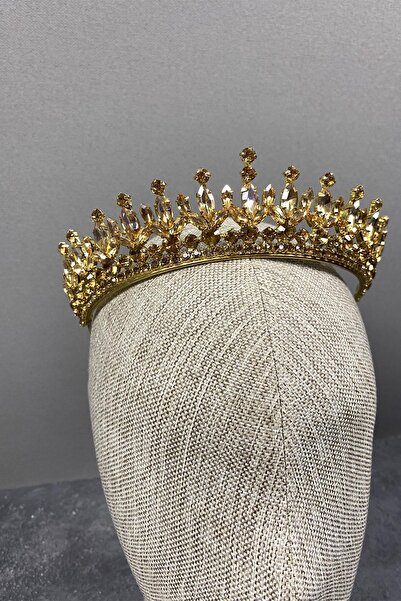 Hobigram Pedro Stone Bridal Henna Crown για τις πιο όμορφες νύφες – Κορώνα, Κρυστάλλινη Πέτρα, Κομψό Μοντέλο, Νυφικό Κορώνα – Κορώνα –