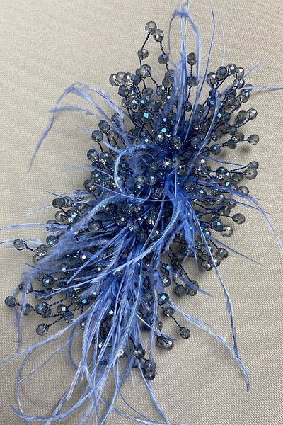 Hobigram Hair Accessory Crystal Beaded and Feather Hair Accessory – Other Hair Accessories, Stylish Design – Other