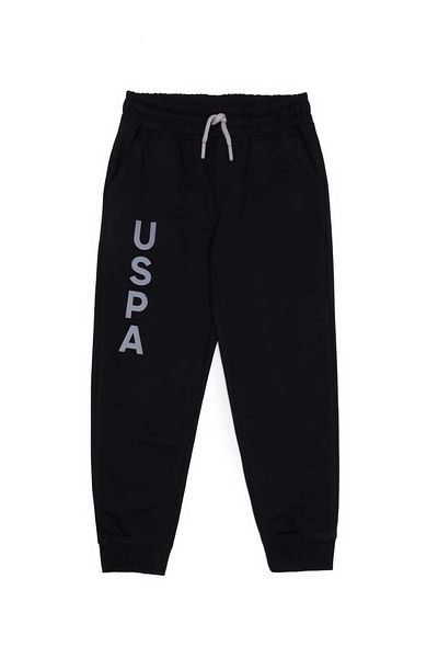 U.S. Polo Assn. Skinny Leg Black Boy's Sweatpants
