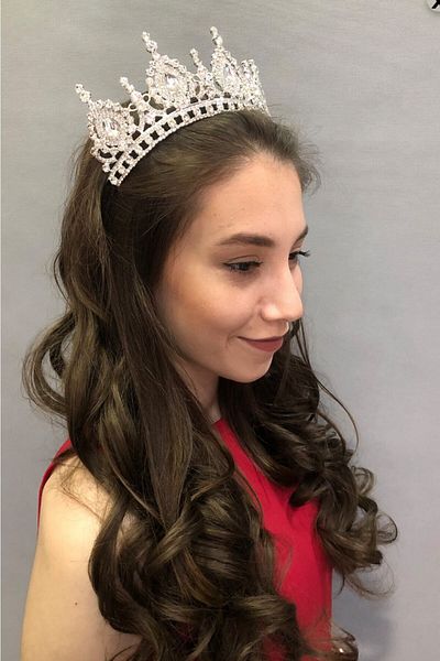 Hobigram Hair Accessory Henna Wedding Crown Bridal Crown with Crystal Stone – Other Hair Accessories, Stylish Design – Other