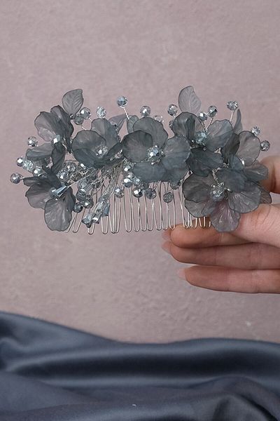 Hobigram Hair Accessory Belgin Flower Motif Side Comb Buckle Bridal Hair Accessory – Other Hair Accessories – Di