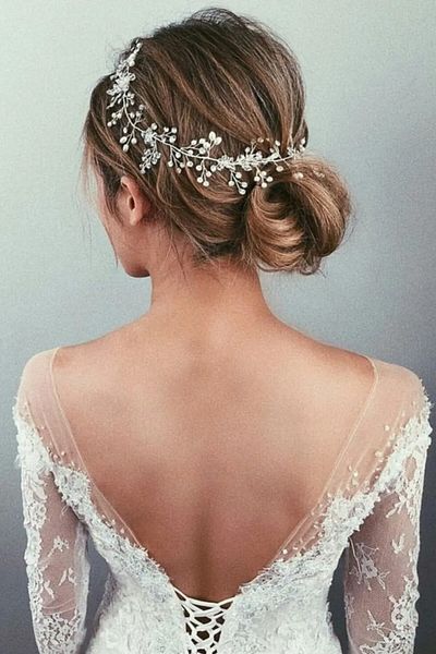 Hobigram Bridal Accessory Crystal Beaded Design Bridal Hair Accessory – Bridal Accessory, Stylish Design – Bridal