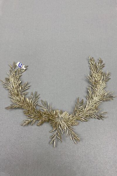 Hobigram Bridal Accessory Light Grey Halex Beaded Bridal Hair Accessory – Other Hair Accessories, Stylish Design –