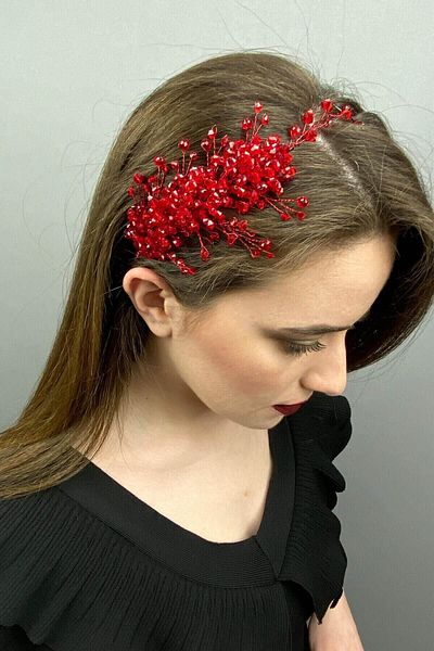 Hobigram Hair Accessory Deren Bridal Crown and Hair Accessory