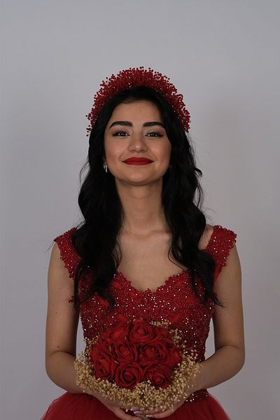 Hobigram إكسسوار الزفاف Atair Intense Beaded Bridal Henna Crown - إكسسوار الزفاف، تصميم أنيق، إكسسوار نسائي