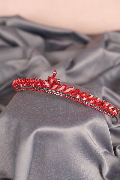 Hobigram Hair Accessory Wedding Accessory Thin Shuttle Bridal Henna Crown with Stones – Other Hair Accessories, Stylish Design