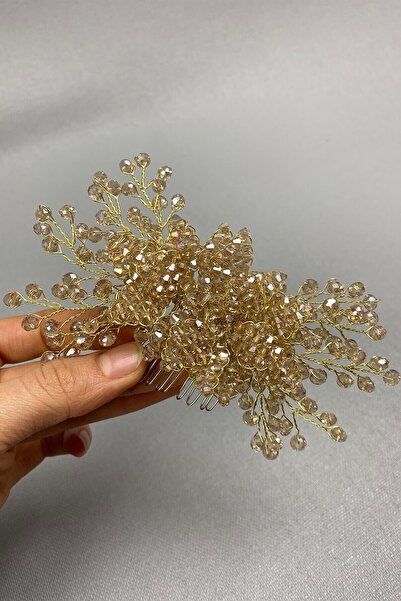 Hobigram Αξεσουάρ μαλλιών Χρυσοκίτρινο χτένισμα με χτένα Rigel – Άλλα αξεσουάρ μαλλιών, κομψό σχέδιο – Άλλα S